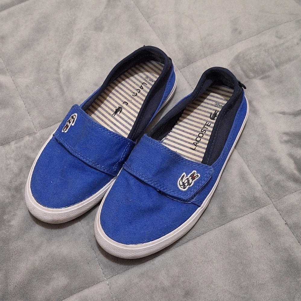 Lacoste Blue Velro Sneakers